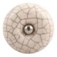 Cream Crackle Ceramic Wine Stopper
